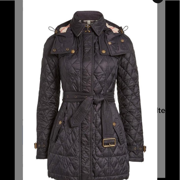 finsbridge belted quilted jacket